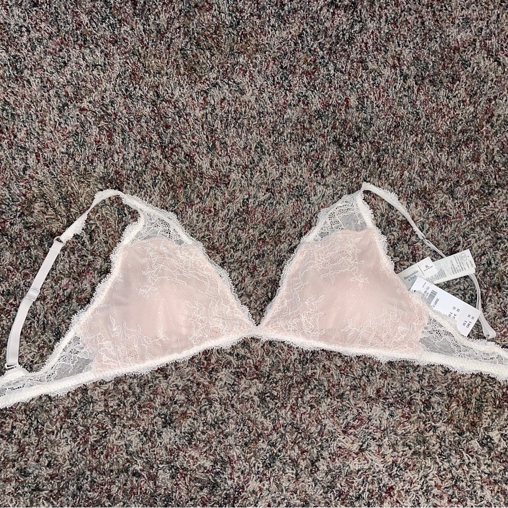 Abercrombie and Fitch lace/silk bralette